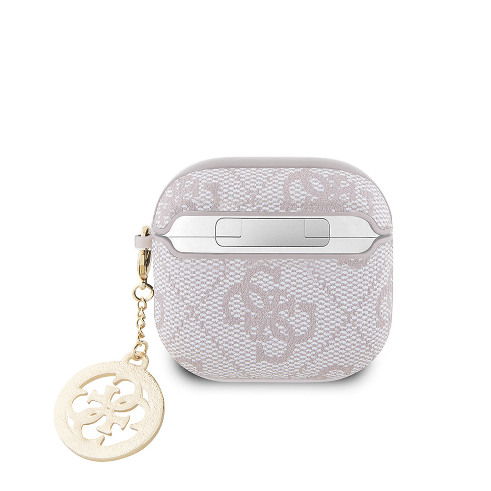 Guess Airpods 4 Orjinal Lisanslı 4G Desenli Taşlı 4G Süs Zincirli Airpods Kılıfı Guess Airpods 4 Orjinal Lisanslı 4G Desenli Taşlı 4G Süs Zincirli Airpods Kılıfı